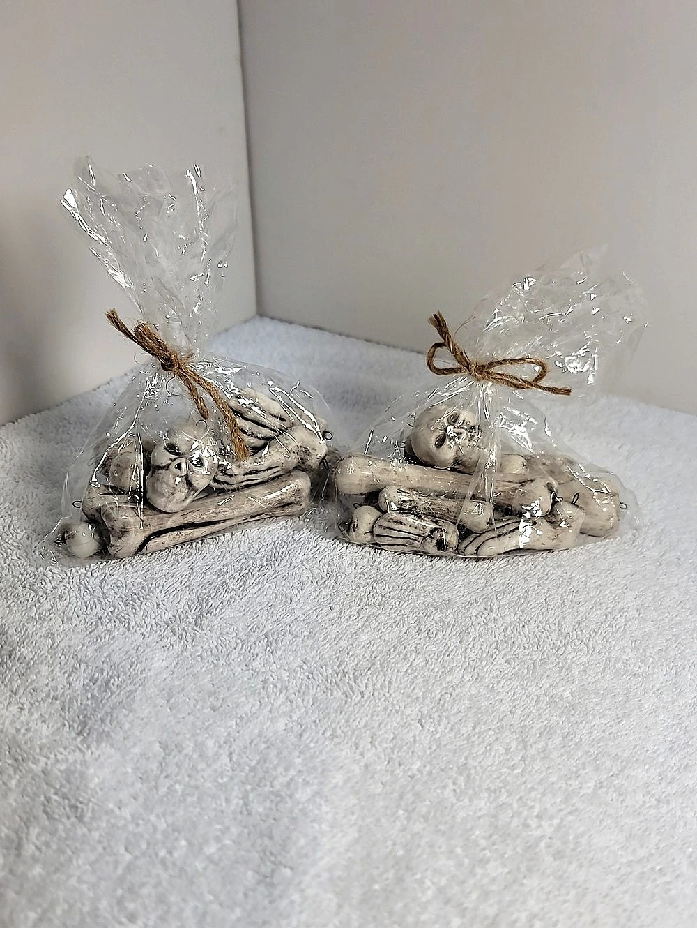 Skeleton Bone Halloween Ornaments Set - 2 Bags
